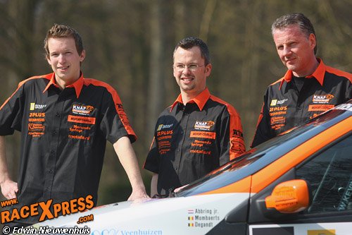Kevin Abbring met ervaren navigatoren